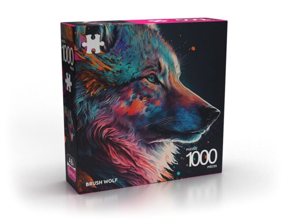 Puzzle 1000 pièces - Brush Wolf