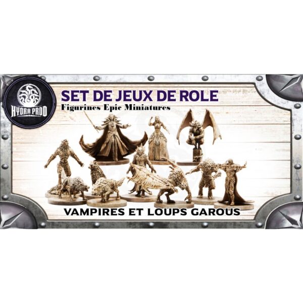 Figurines : Kit Vampires et Loups Garous