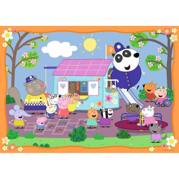 Puzzle Géant 24 pièces - Le Club de Peppa Pig