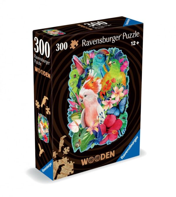 Puzzle Bois 300 pièces - Jolis Oiseaux