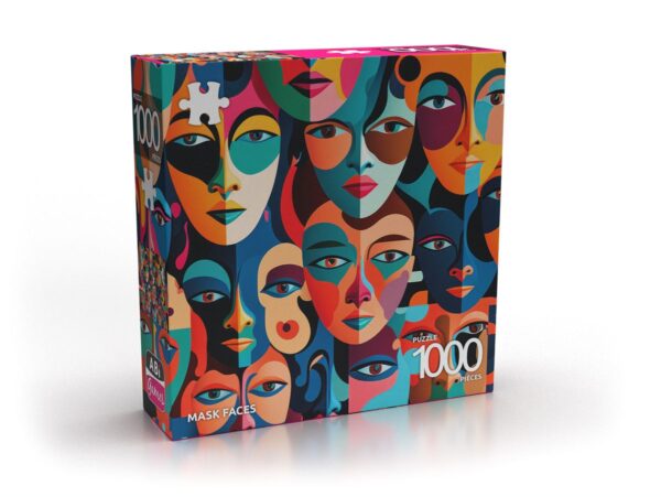 Puzzle 1000 pièces - Mask Faces