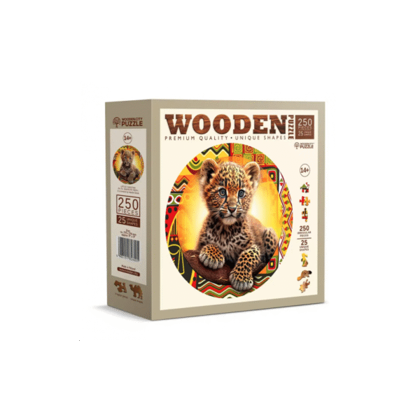 Wooden Puzzle en bois - Petit Léopard (250 pcs)
