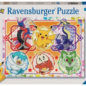Puzzle 100 pièces XXL - Pokémon Écarlate et Violet