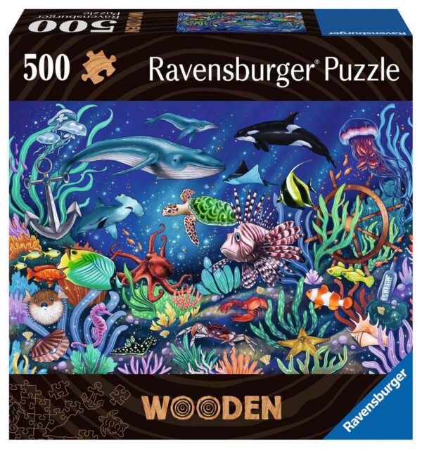Puzzle Bois 500 pièces - Monde Marin