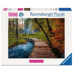 Puzzle 1000 pièces - Chemin Boisé d'Automne