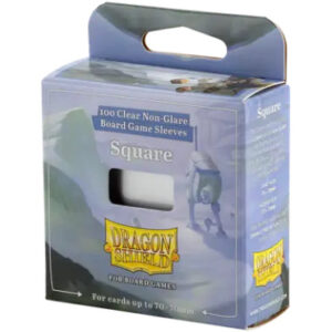 Board Game Sleeves - Clear Non Glare - Square 70X70 (100pièces)