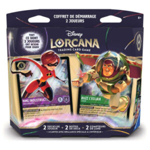 Lorcana - Coffret de Démarrage 2 Joueurs : Madame Indestructible et Buzz l'éclair