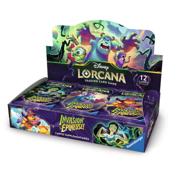 Lorcana - Boîte de 24 Boosters : Invasion Epineuse!
