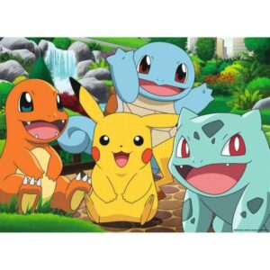 Puzzle 60 pièces - Les Pokemon au Parc