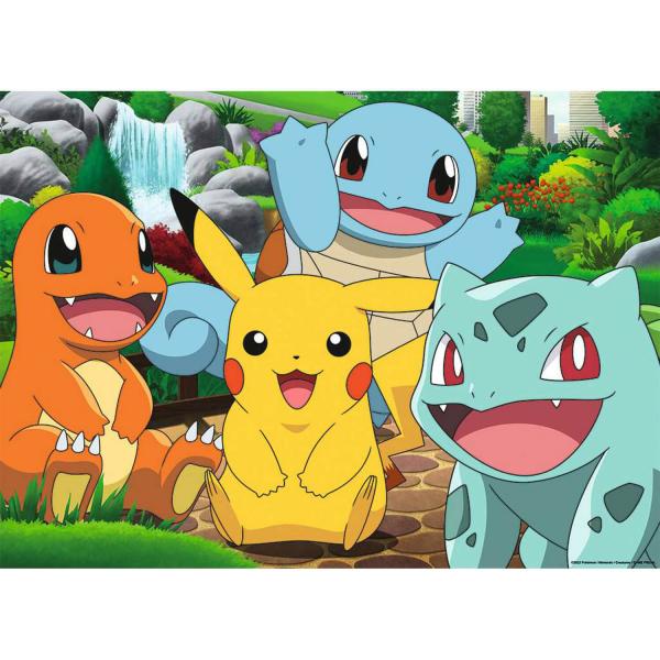 Puzzle 60 pièces - Les Pokemon au Parc
