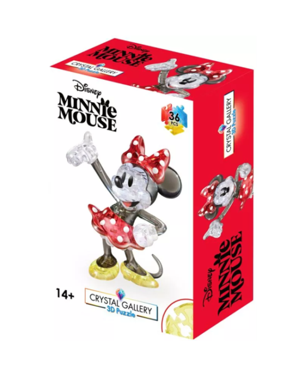 Crystal Gallery Puzzle 3D -  Disney Minnie Mouse (36 pcs)