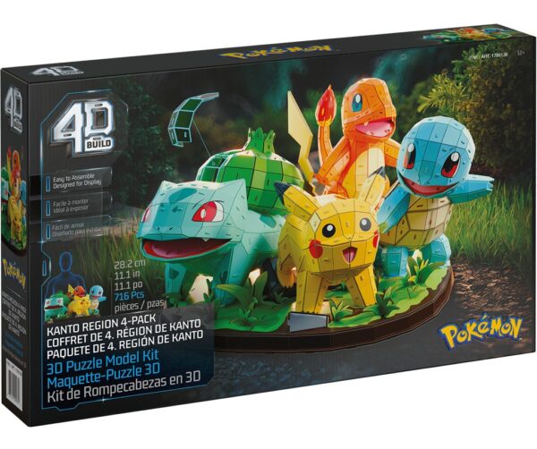 4D Build Pokémon - Diorama Région Kanto